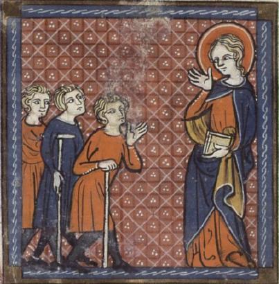 Santa Petronilla e gli infermi