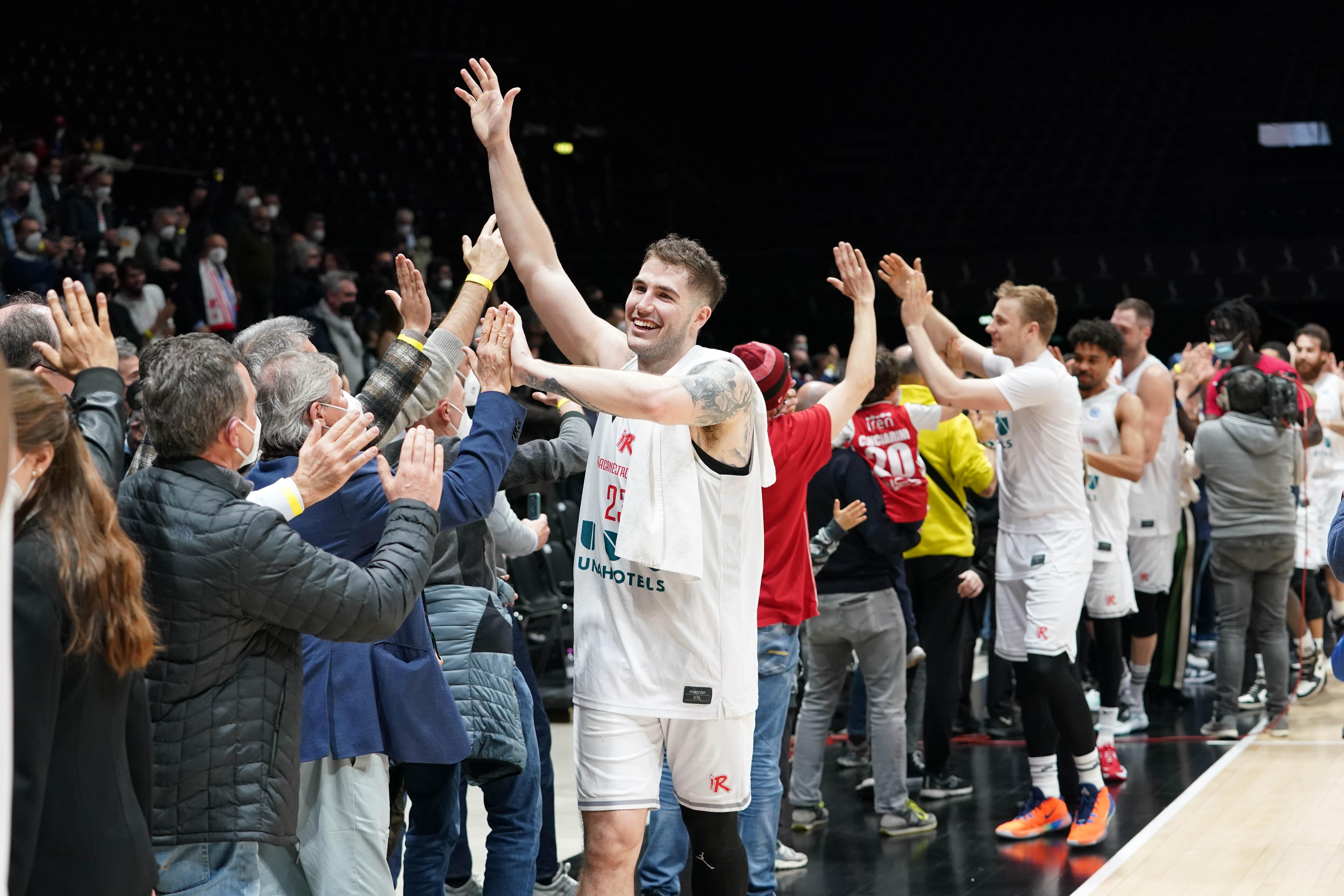 La gioia dopo la vittoria