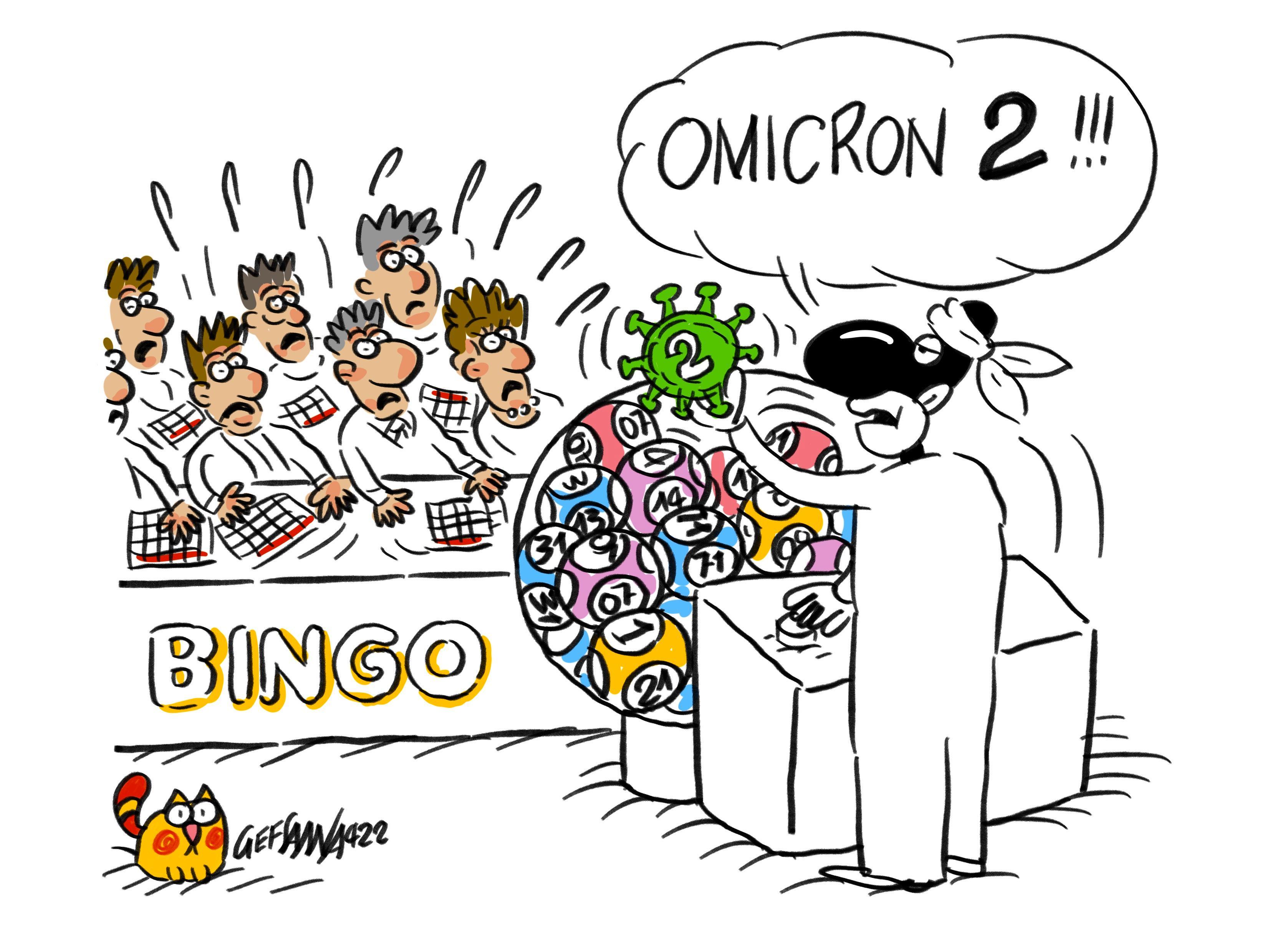 La vignetta di Gef: Covid, l'Omicron 2 diventa variante dominante 