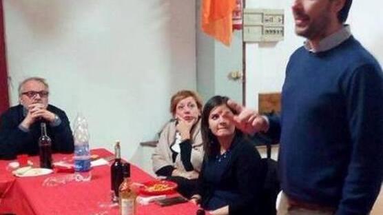 Da sinistra l’ex sindaco Corrado Guidi, la vice sindaca Barbara Frosini, l’assessora regionale Alessandra Nardini e il sindaco Dario Carmassi