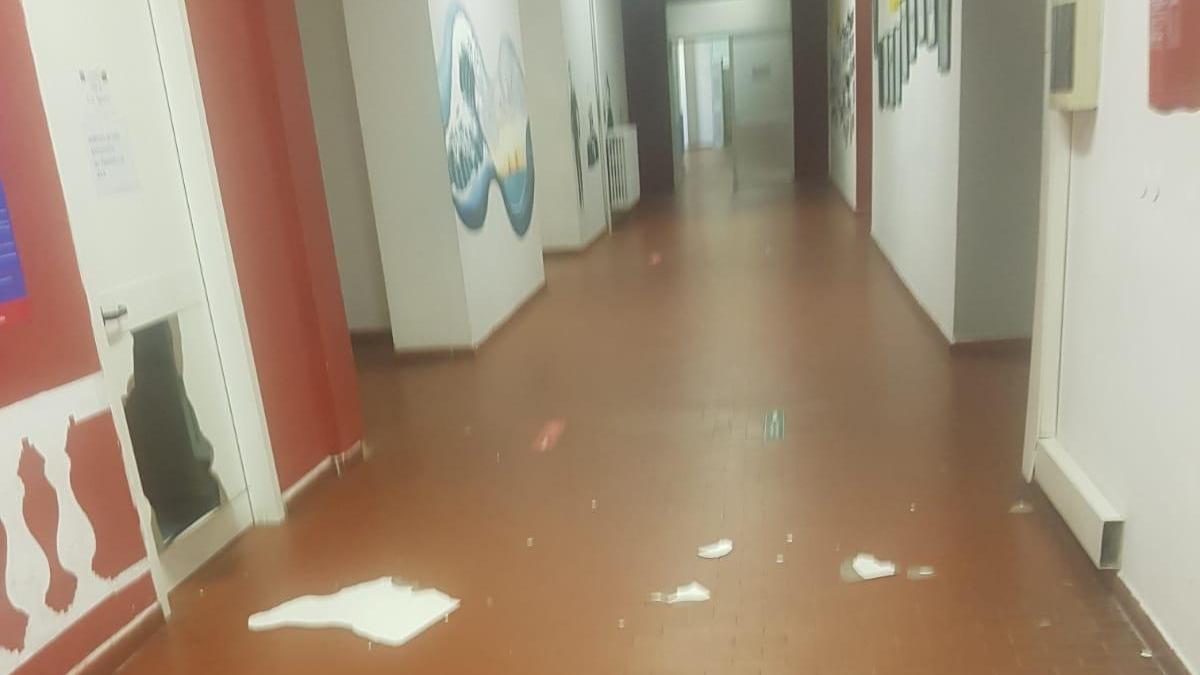 I danni all'istituto Galilei