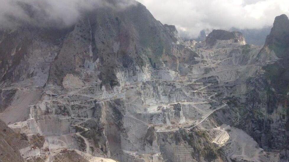 Una veduta delle cave