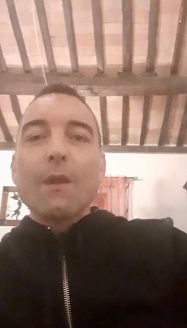 Adamo Bellini in una foto presa dalla sua pagina Facebook