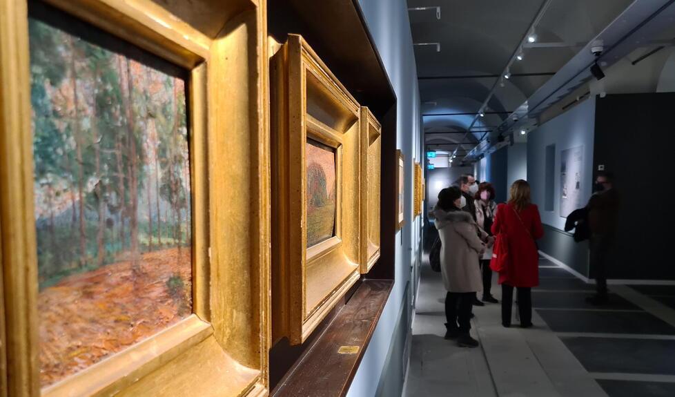 L’interno del Museo della Città, nel polo culturale dei Bottini dell’Olio
