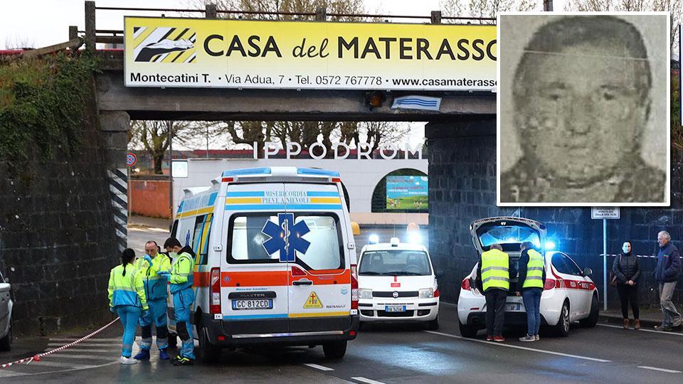 Il luogo dell’incidente, all’altezza del sottopasso dell’ippodromo e Carlo Casini