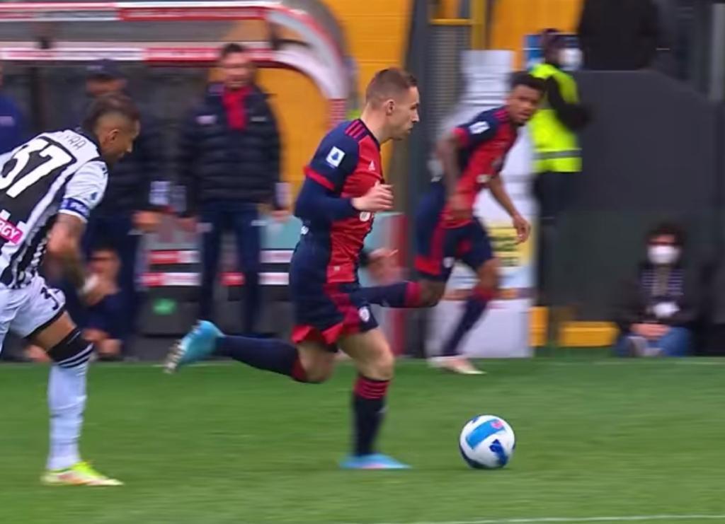 Rog in azione a Udine. Contro la Juve potrebbe ritrovare una maglia da titolare