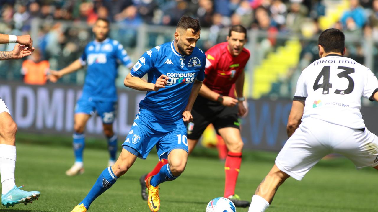 Bajrami in azione contro lo Spezia