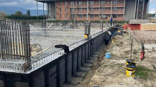 il cantiere del nuovo Montale a Pontedera