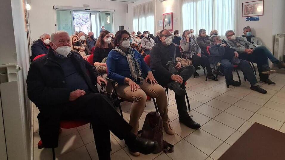 Un momento del convegno a Vecchiano