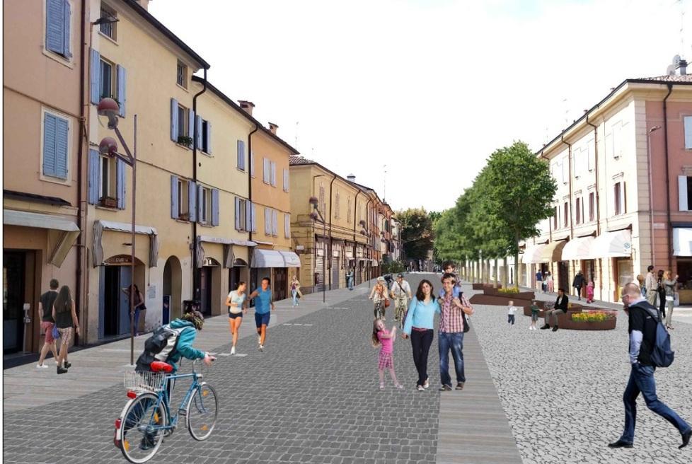 Carpi. Corso Roma, nuova viabilità in vista della riqualificazione 