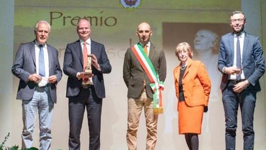 Da sinistra Eugenio Giani, Eike Schmidt, Matteo Ferrucci, Gabriella Garzella e Antonio Mazzeo