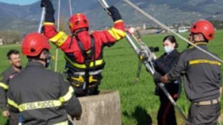Trovato morto nel pozzo: intervenuti i vigili del fuoco