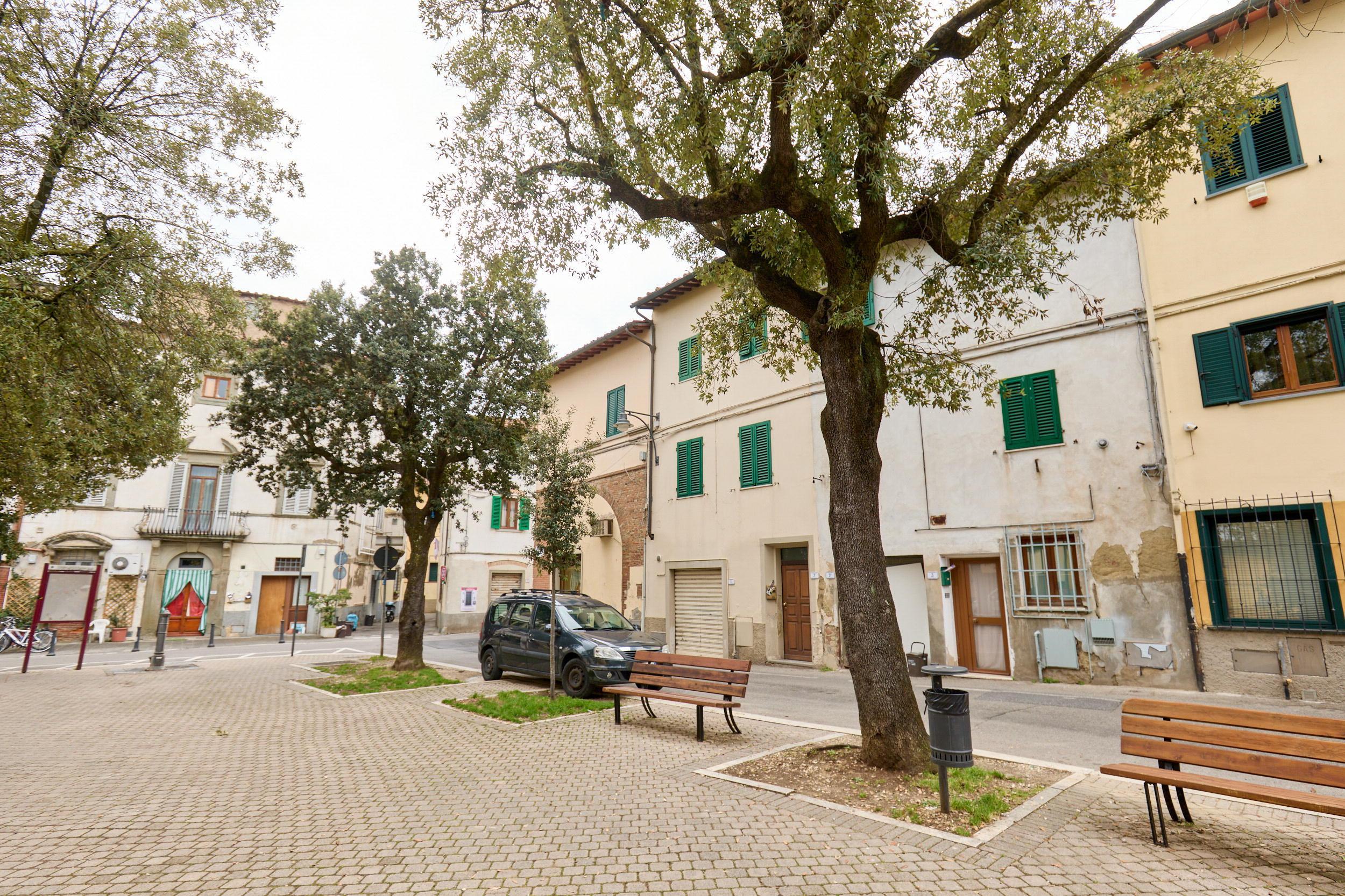 La piazza della frazione