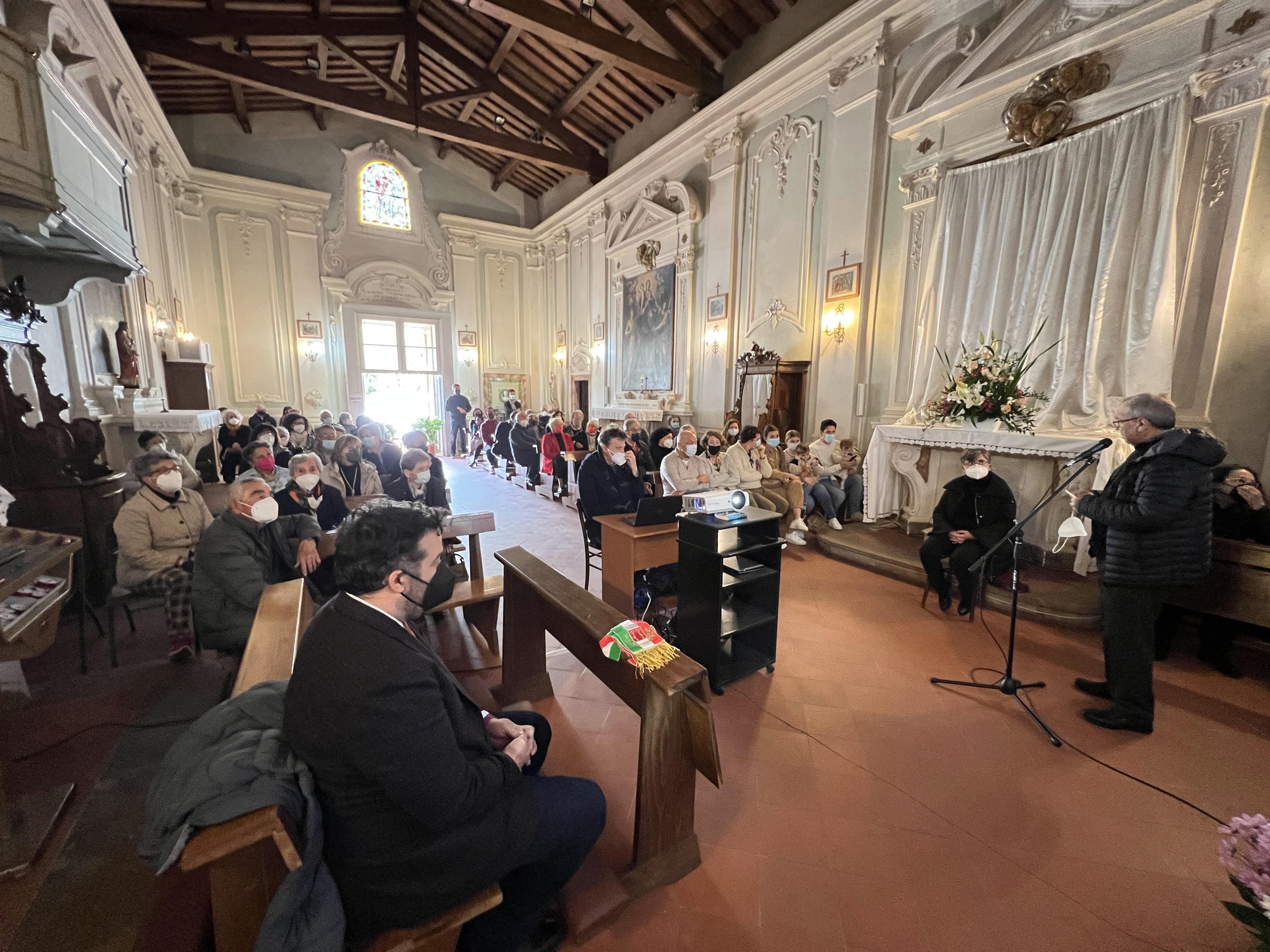 La giornata dell’inaugurazione con la chiesa di Lucardo, intitolata ai Santi Martino e Giusto, stracolma di persone