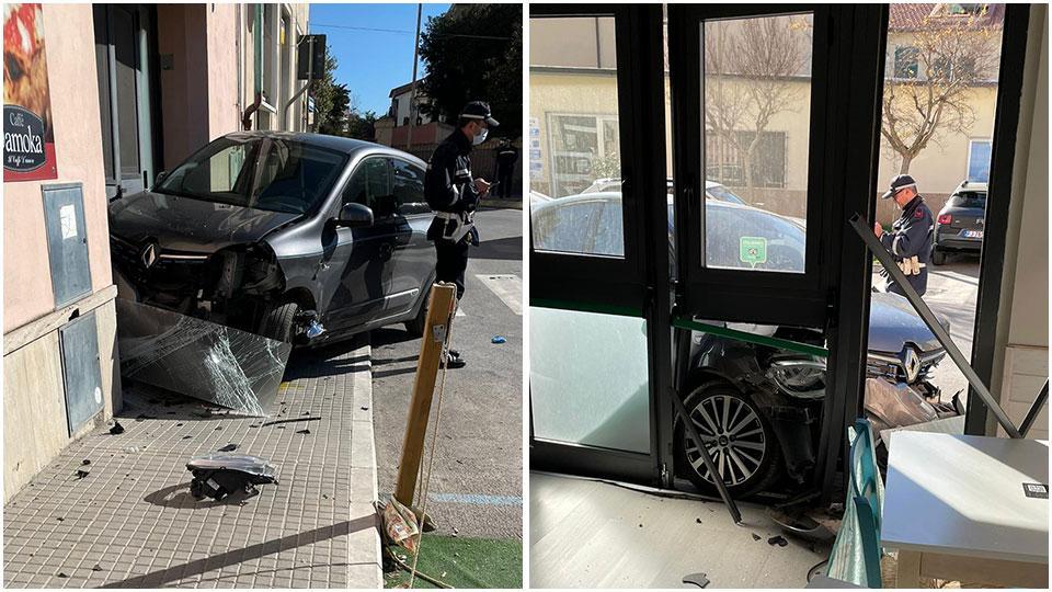 I danni causati dallo spettacolare incidente indicati dal titolare Carmine Pecoraro