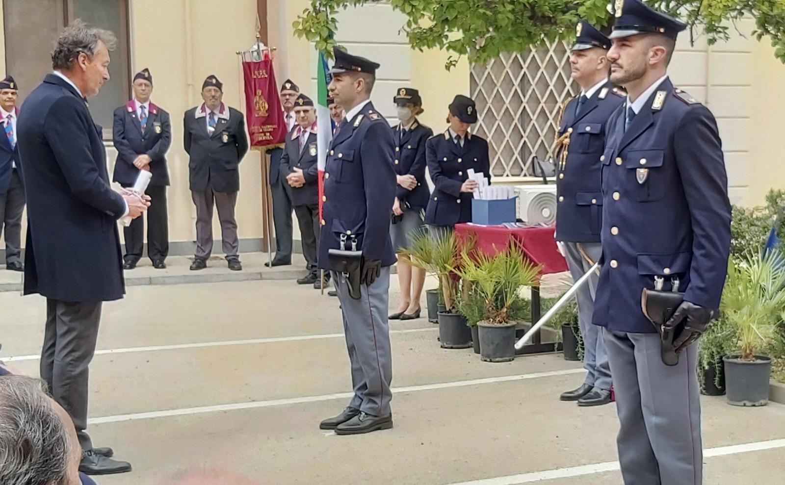 La premiazione nella caserma di Buoncammino