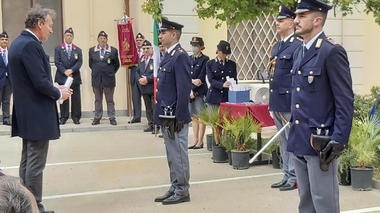 La premiazione nella caserma di Buoncammino