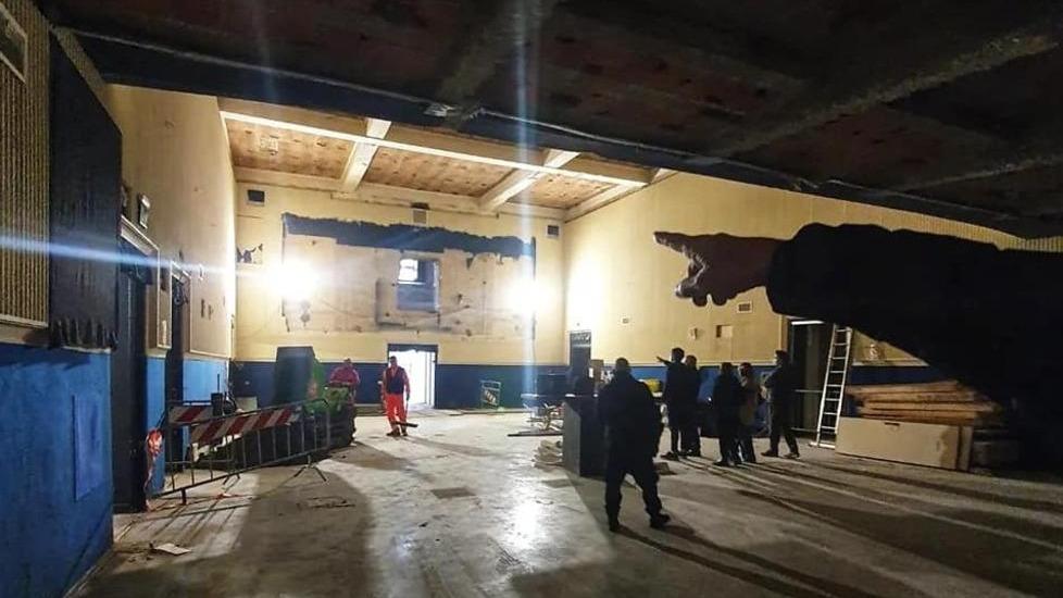 I lavori all’interno dell’ex cinema Excelsior di via Garibaldi