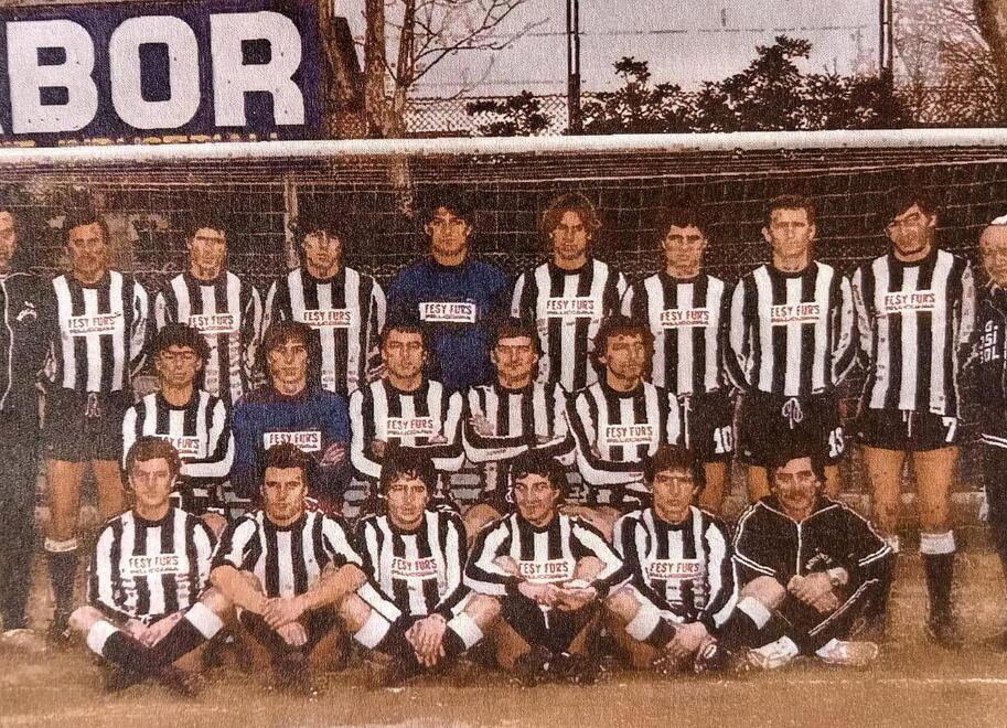La mitica squadra del Rosignano che ottenne la promozione in Serie D nella stagione 1981-82