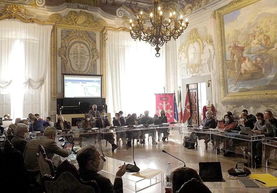 La seduta del consiglio comunale  (Foto Muzzi)