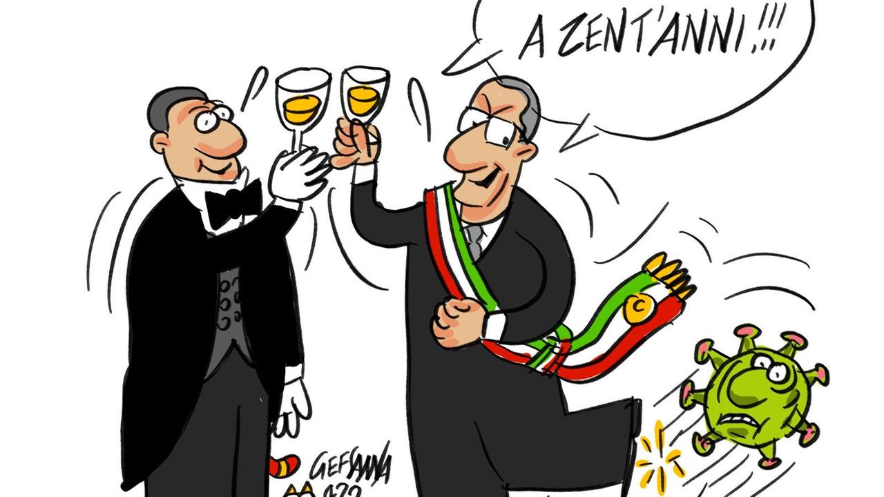 La vignetta di Gef: Candelieri, a Sassari torna la festa nel cuore della città