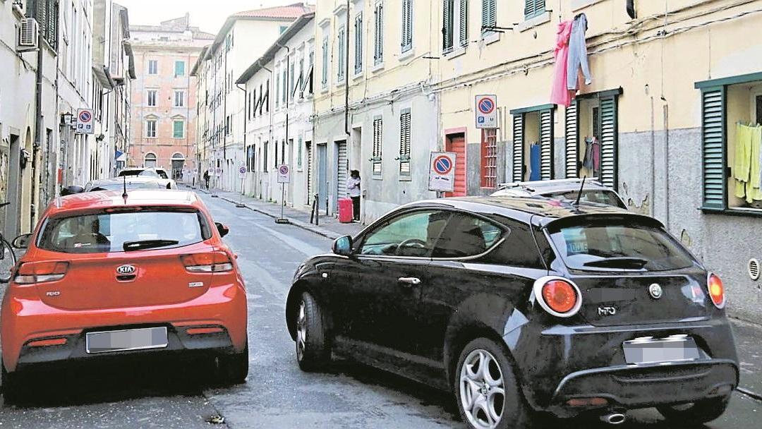 Una veduta di via Sproni, vicino a piazza XX Settembre