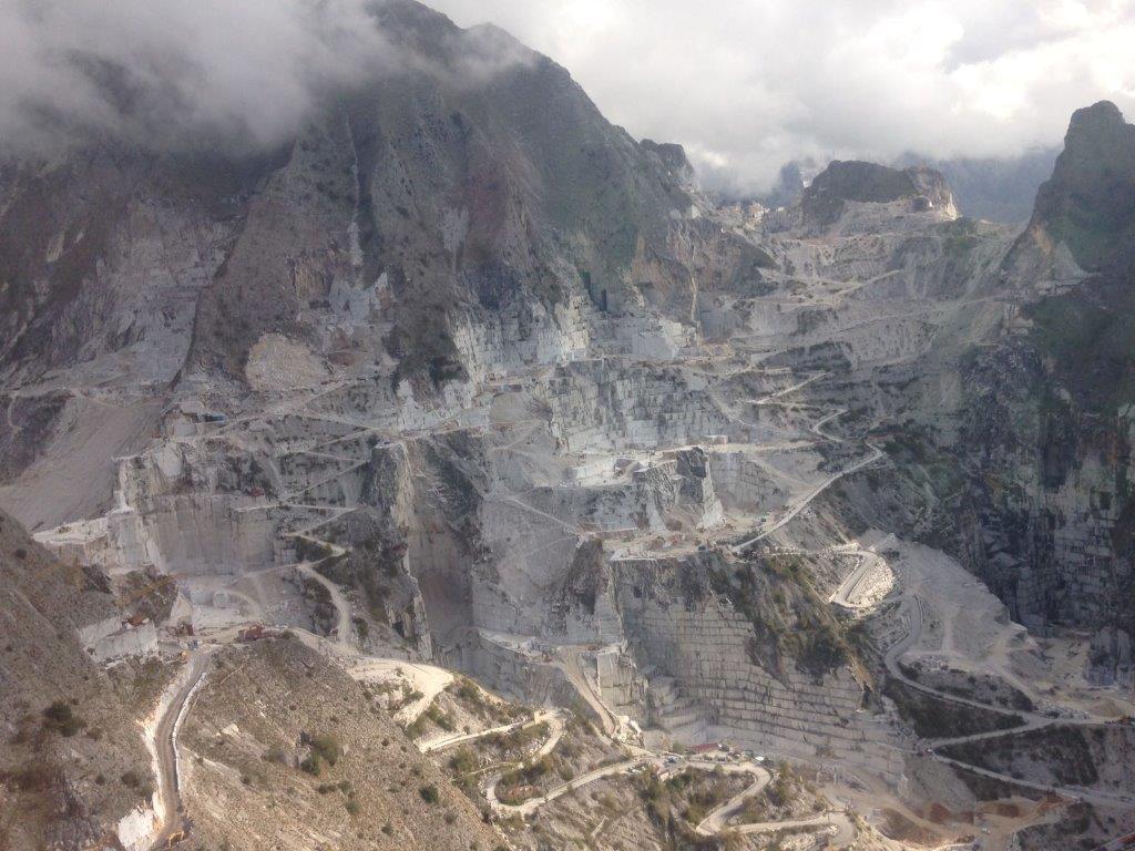 Uno scorcio delle cave