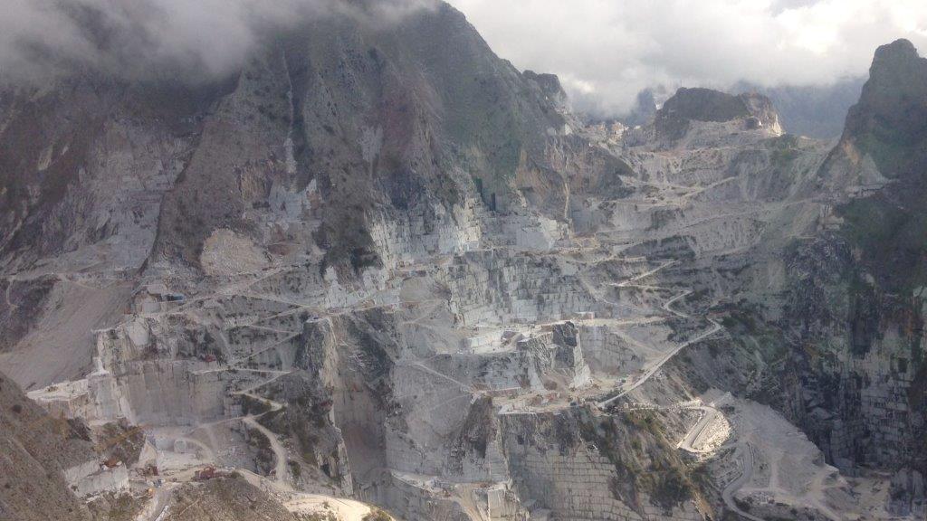 Uno scorcio delle cave