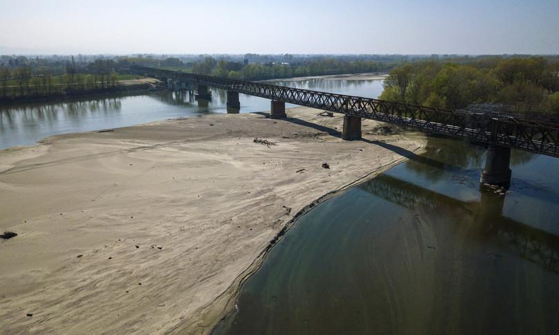 La siccità del Po e degli altri fiumi in Emilia è allarmante e a livelli storici per il periodo