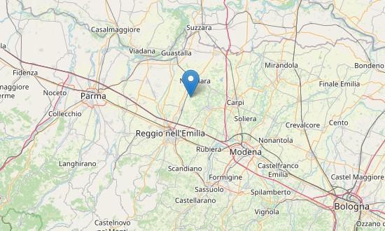 Scossa di terremoto a Bagnolo, magnitudo 3.1, avvertita anche nel Modenese 