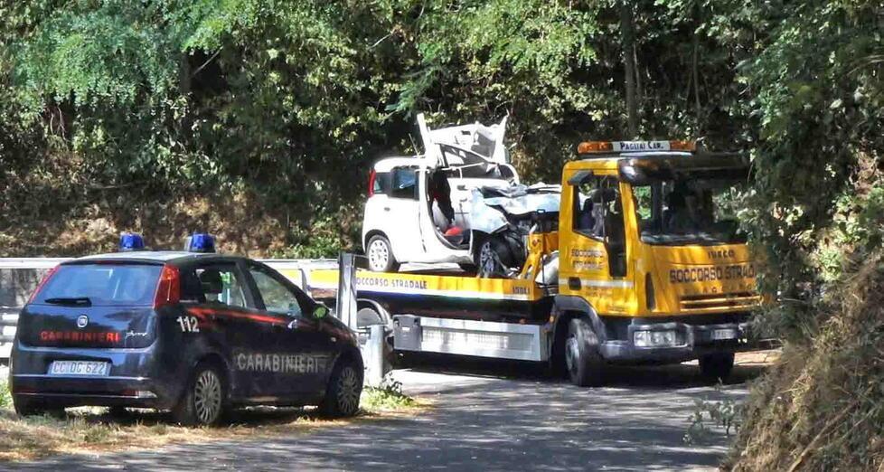 Il luogo del tragico incidente in cui perse la vita Lorenzo Cellai