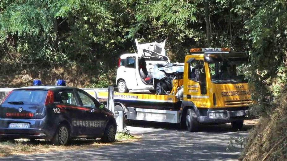 Il luogo del tragico incidente in cui perse la vita Lorenzo Cellai