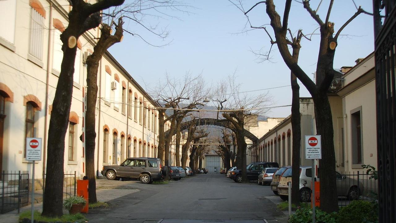 L’ingresso del Fabbricone dal lato di via Targetti