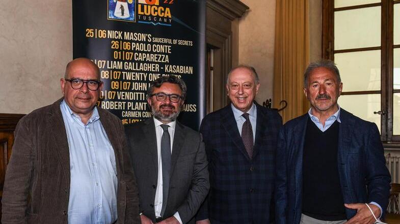 Da sinistra Ragghianti, Lelli, Tambellini e D’Alessandro