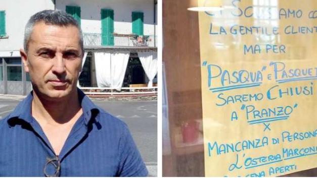 Seravezza, l’Enoteca Marconi senza personale: costretta a chiudere a Pasqua e Pasquetta