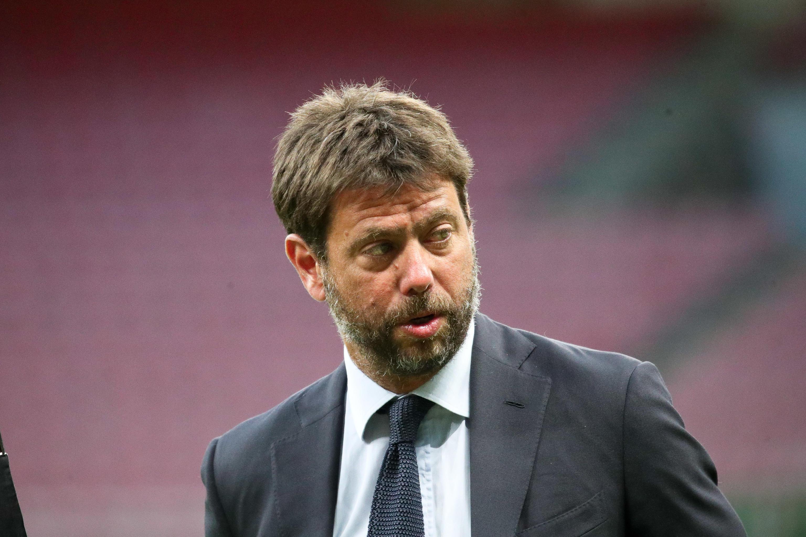 Il presidente della Juventus, Andrea Agnelli