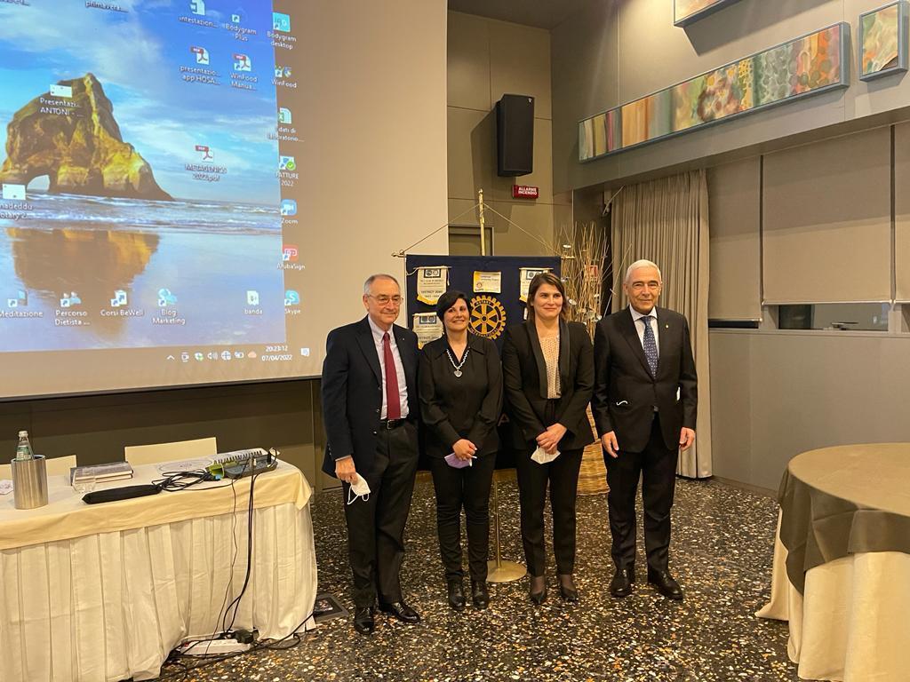 Da sinistra Giorgio La Nasa, Clelia Madeddu, Giorgia Antoni e Domenico Porcu