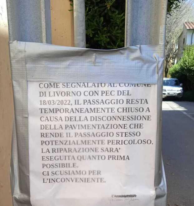 Lo stradello chiuso e il giro dell’oca via Cecconi-via Roma 