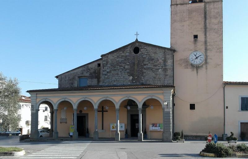 La chiesa di San Pietro, a Casalguidi