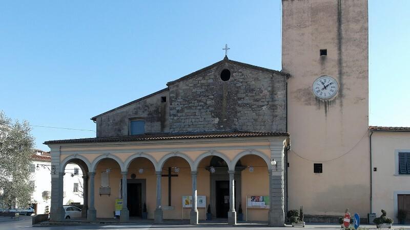 La chiesa di San Pietro, a Casalguidi