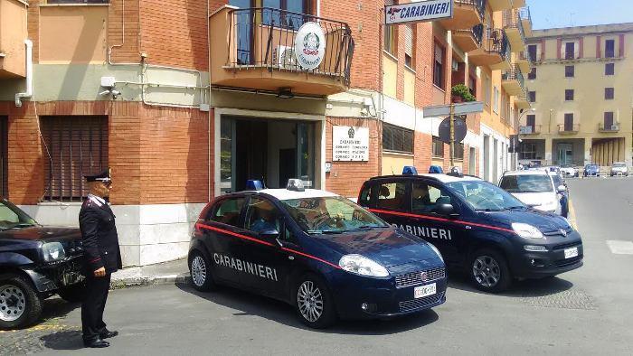 La caserma dei carabinieri di Tivoli