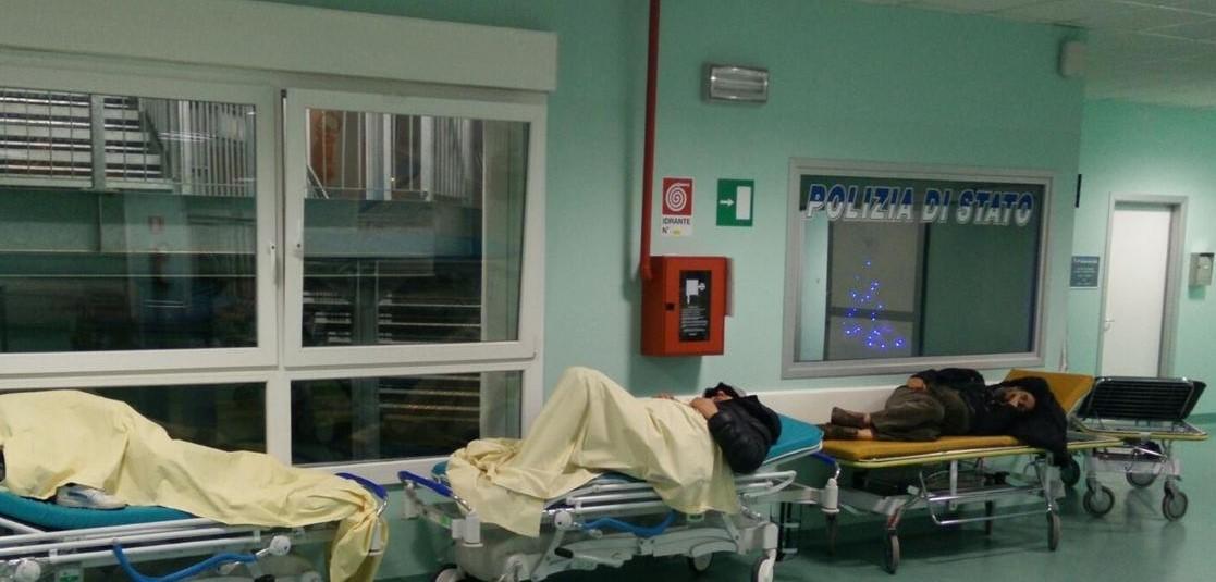 Ferrara, pronto soccorso come dormitorio 