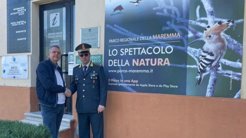 Alberese: Parco della Maremma, il direttore incontra il comandante della Finanza
