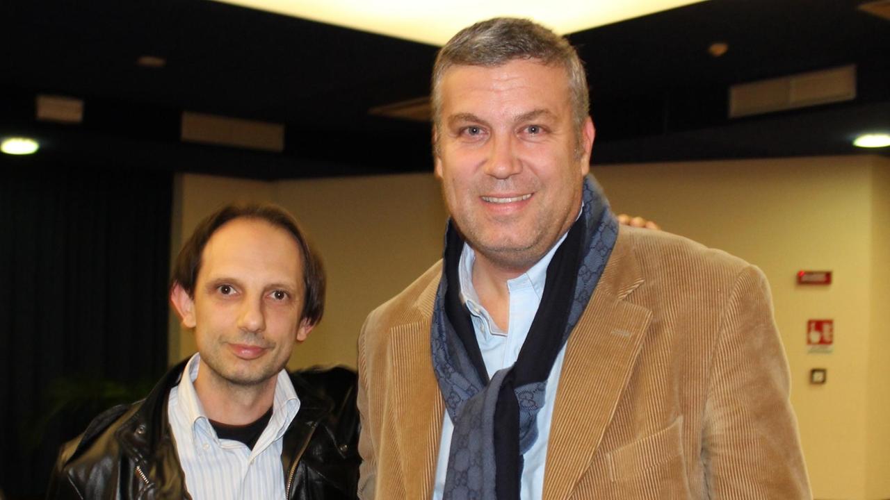 A sinistra Gianluca Soldani con Alessandro Orsucci