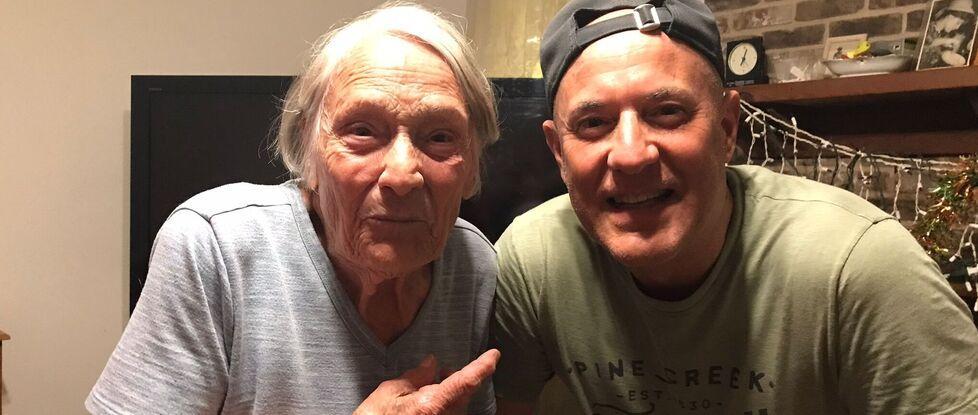 Ebe Bucalossi in Texas con il nipote Andrea