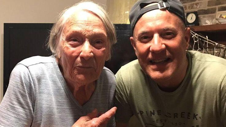 Ebe Bucalossi in Texas con il nipote Andrea