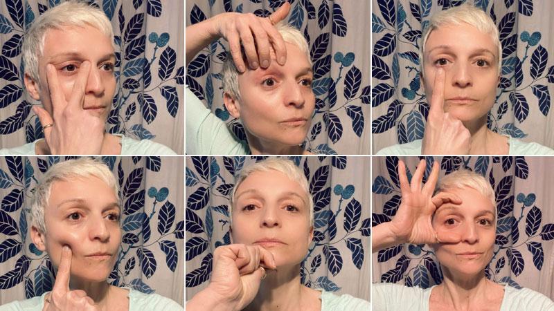 Face-yoga: 10 minuti al giorno contro borse sotto gli occhi e doppio mento