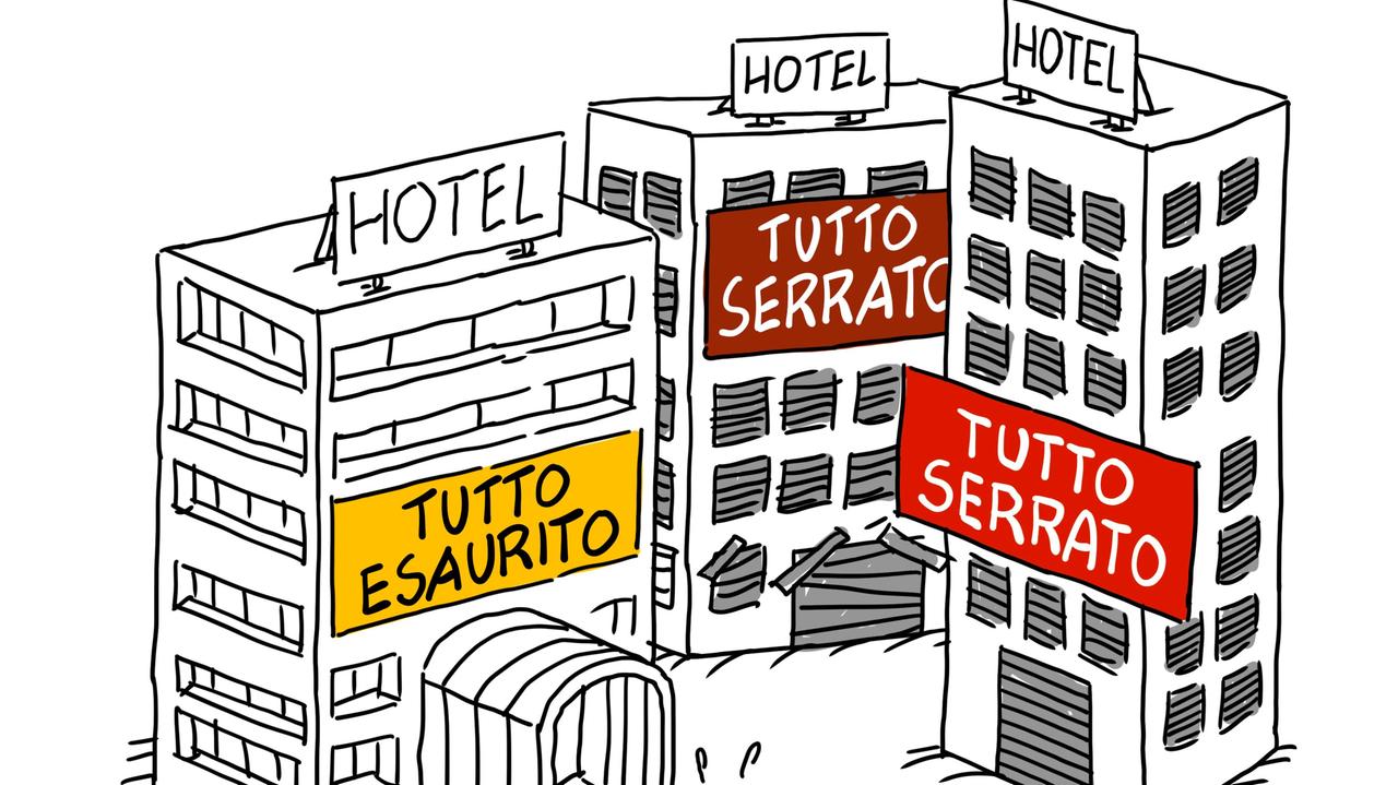 La vignetta di Gef: Pasqua, pienone nell'isola ma pochi hotel aperti