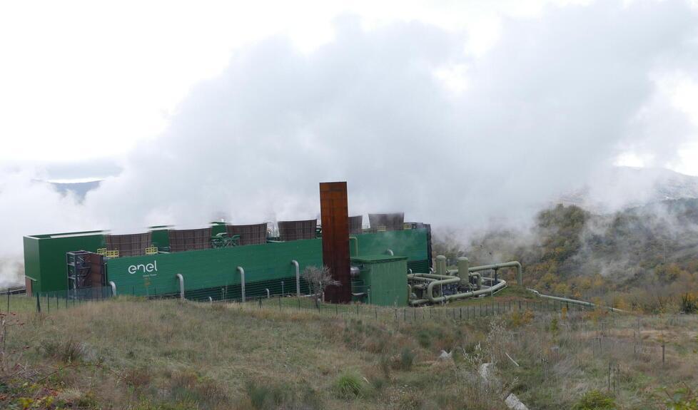 La centrale geotermica Bagnore 4 di Enel Green Power a Santa Fiora