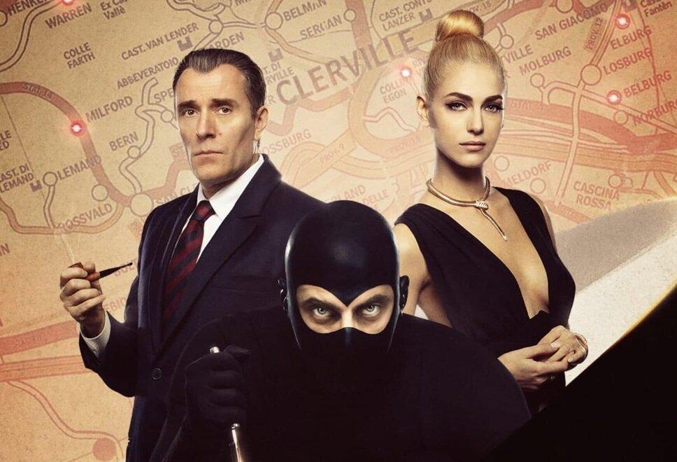 Una locandina del film “Diabolik” dei Manetti Bros